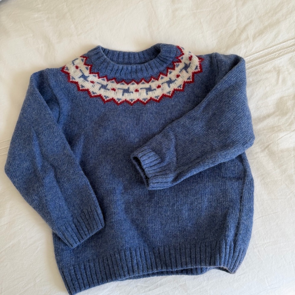 Cozy Blue Knit Sweater for Kids